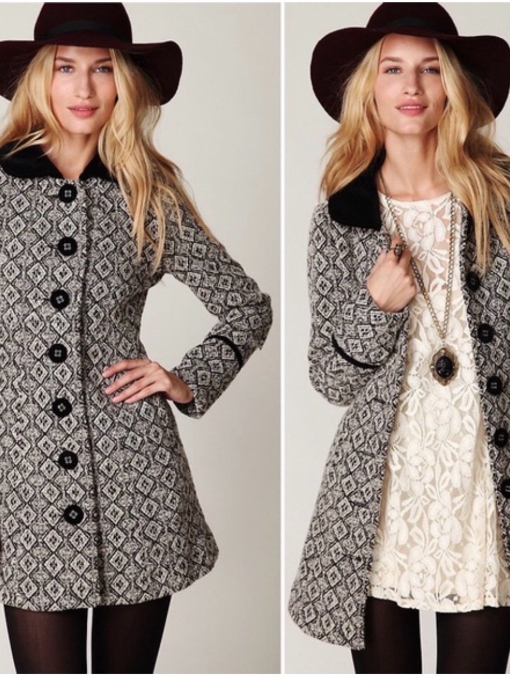Free People tapestry coat